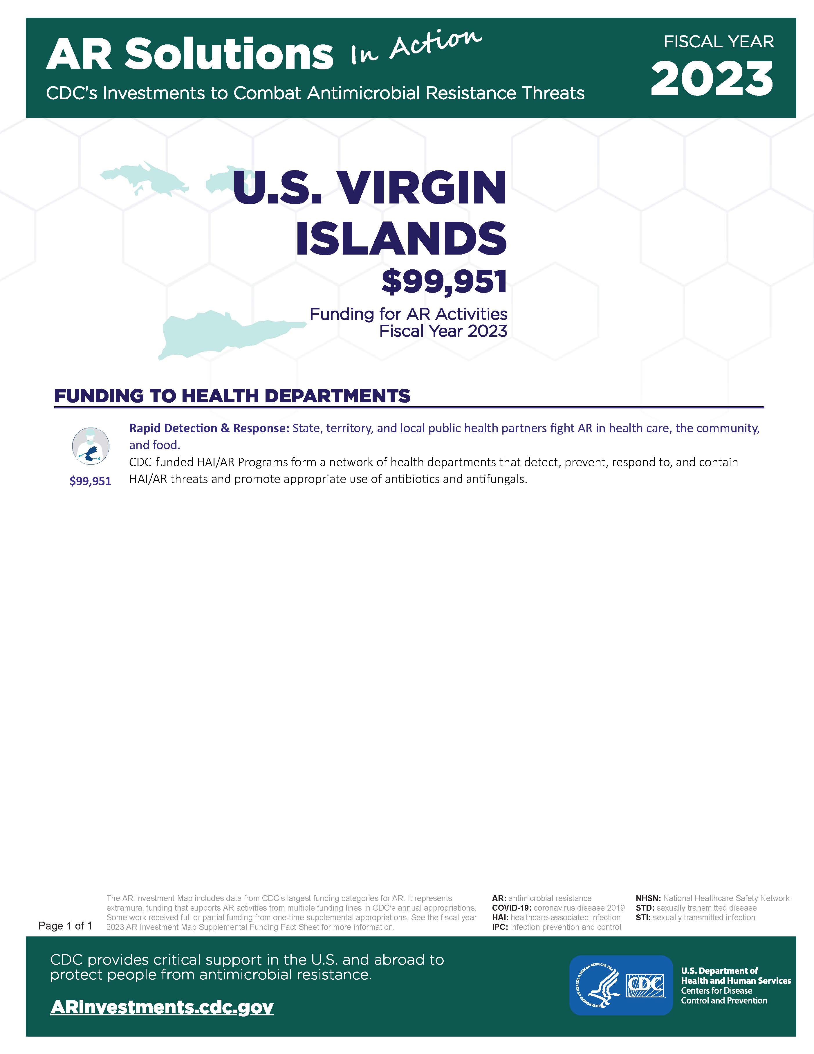 View Factsheet for Virgin Islands, U.S.